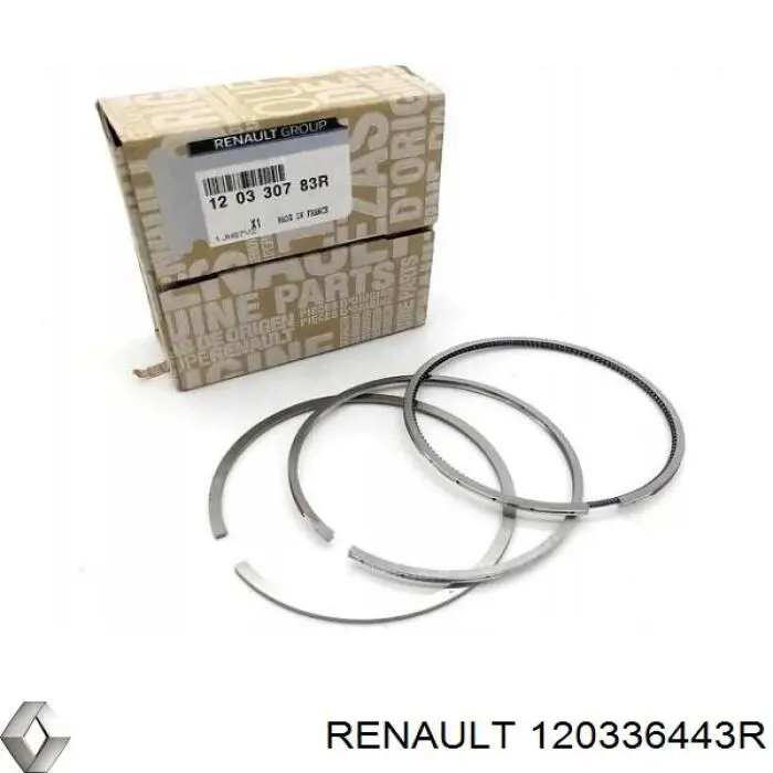 120336443R Renault (RVI) Поршневые кольца на 1 цилиндр, STD