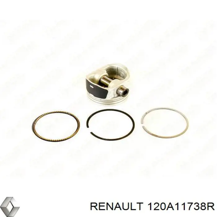 120A17469R Renault (RVI) поршень в комплекте на 1 цилиндр, std