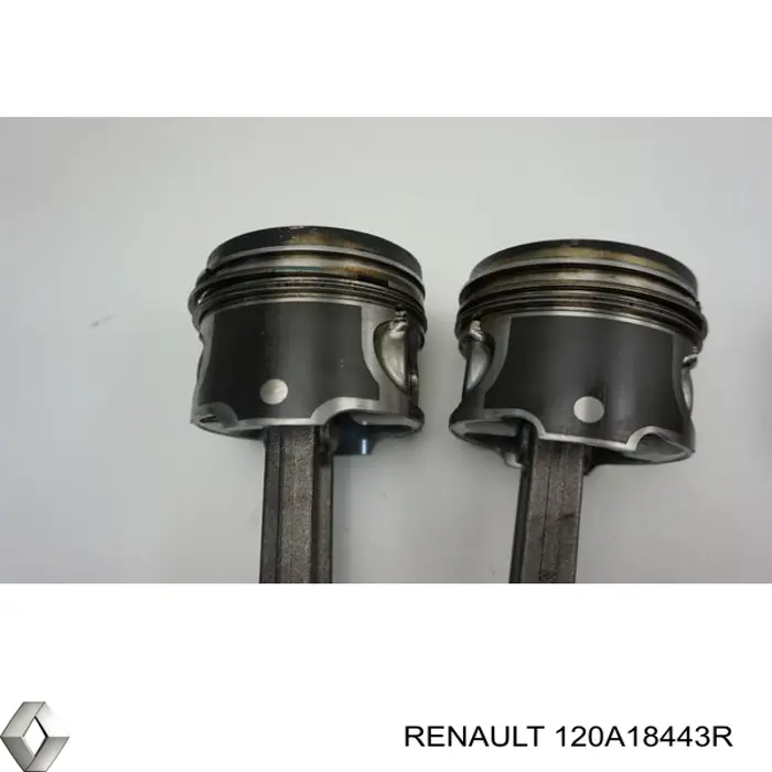 Поршень с пальцем без колец, STD 021PI00120000 Mahle Original