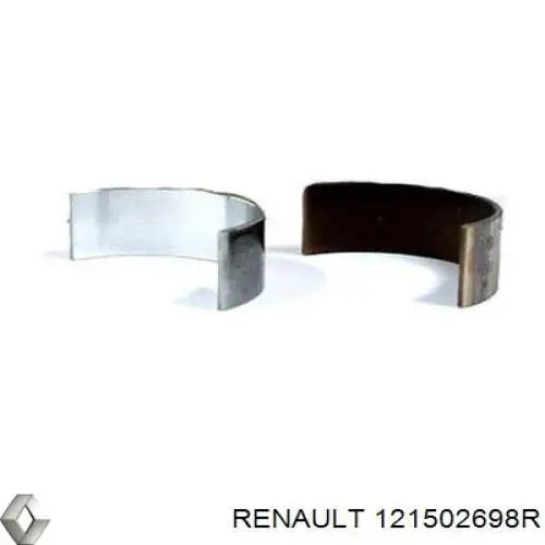 Вкладиші колінвала, шатунні, комплект, стандарт (STD) 121502698R Renault (RVI)
