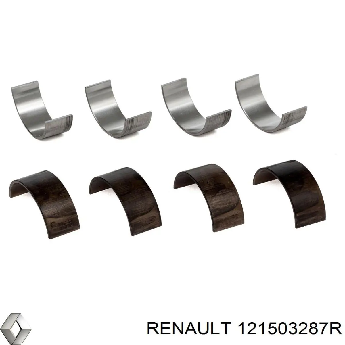 Вкладыши шатунные 121503287R Renault (RVI)