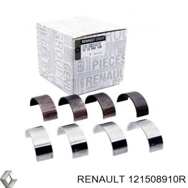 121508910R RENAULT Cojinetes de biela original y equivalente