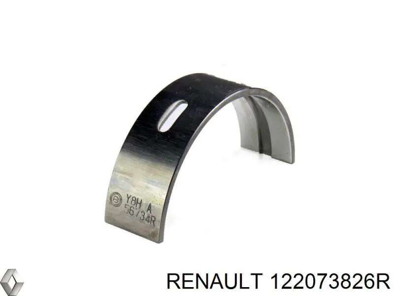 Juego de cojinetes de cigüeñal, estándar, (STD) 122073826R Renault (RVI)