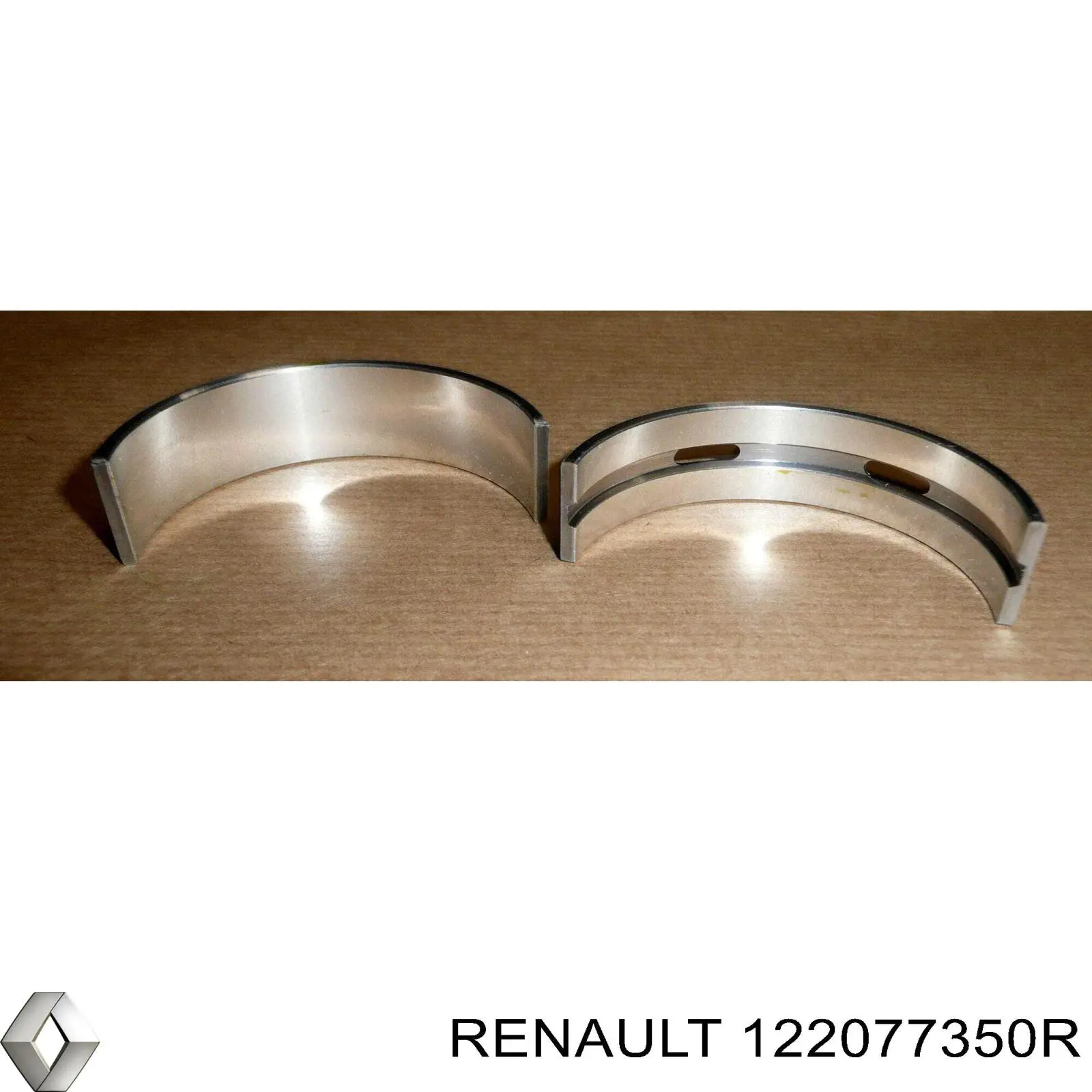 Вкладыши коленвала коренные, комплект, стандарт (STD) 122077350R Renault (RVI)