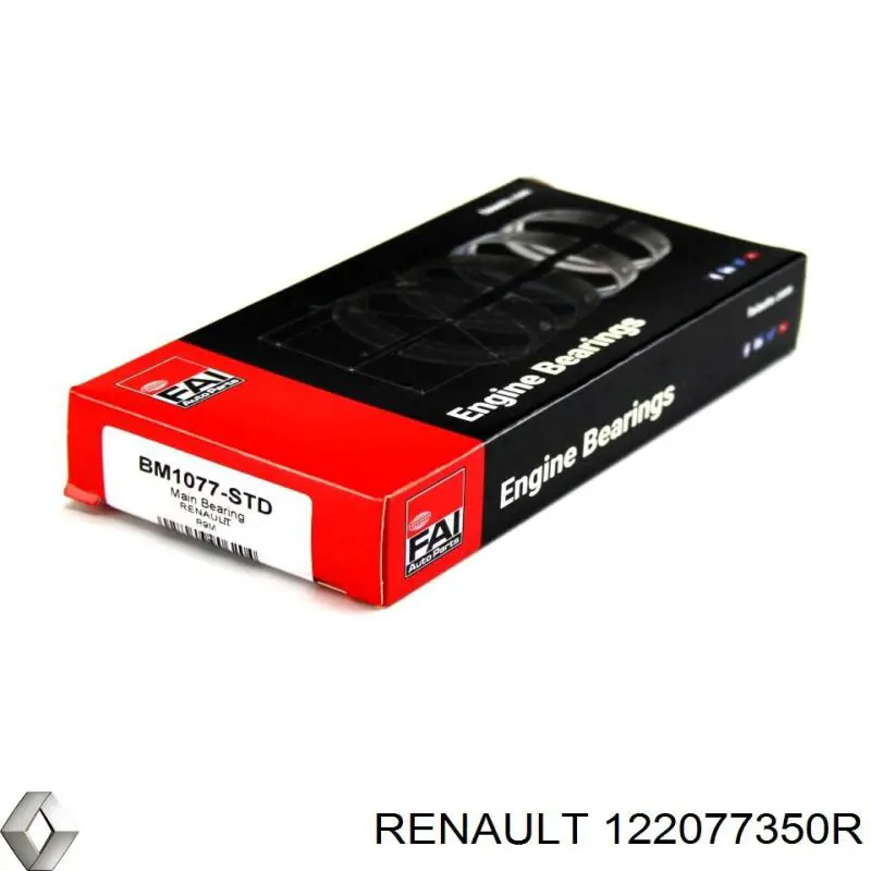 122077350R Renault (RVI) Подшипник скольжения коленвала