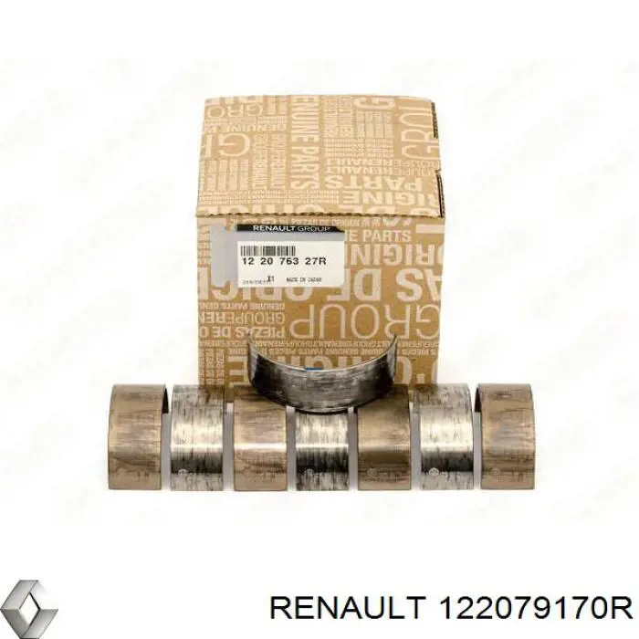 Шатунные вкладыши коленчатого вала Renault (RVI) 122079170R цена, от 90.96 USD