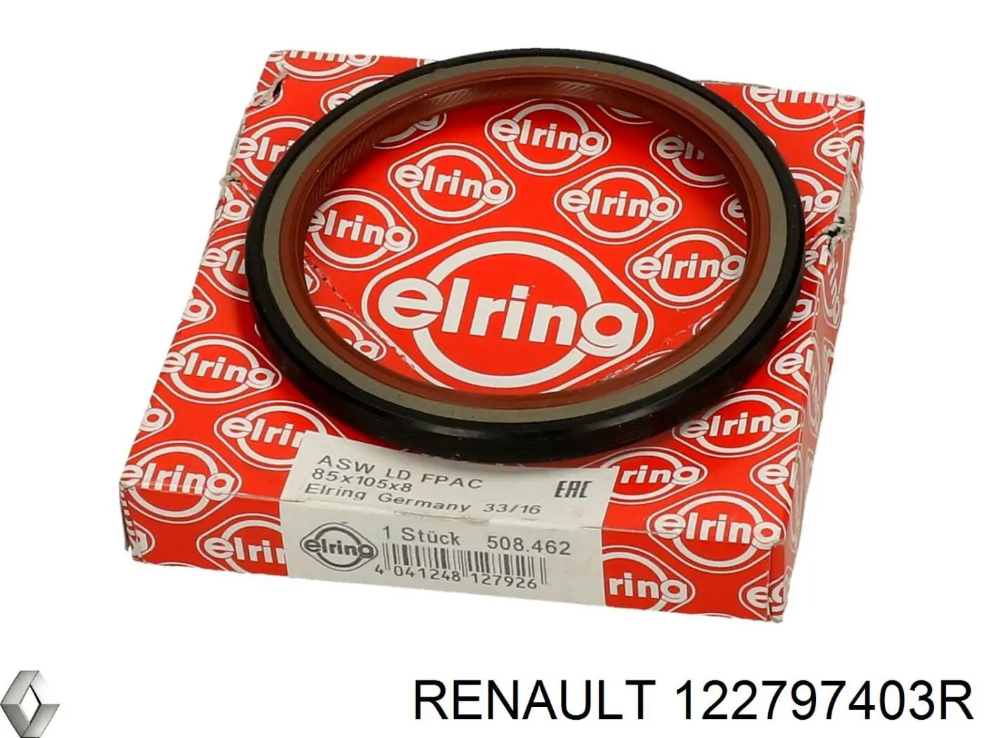 Купить 122797403R Renault (RVI) Сальник коленвала задний