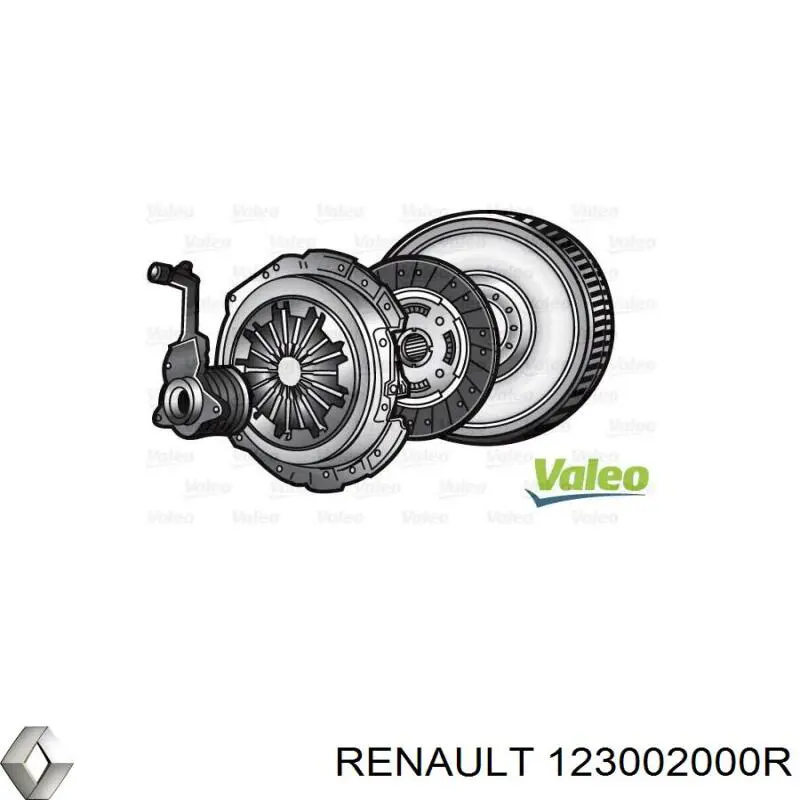123002000R Renault (RVI) маховик