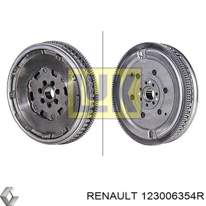 123006354R Renault (RVI) маховик