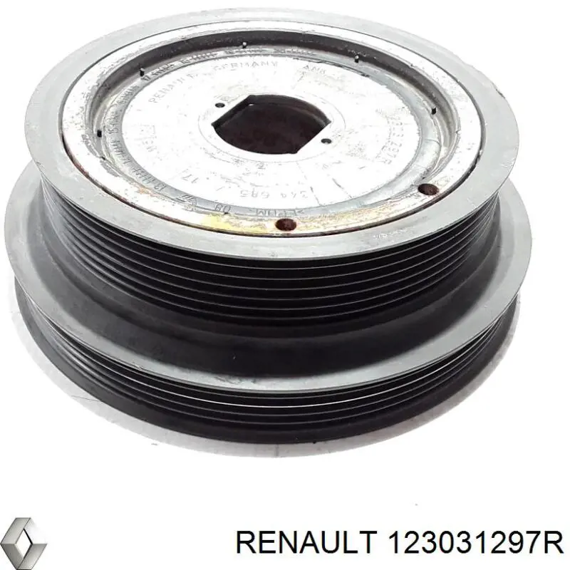 123031297R Renault (RVI) шкив коленвала