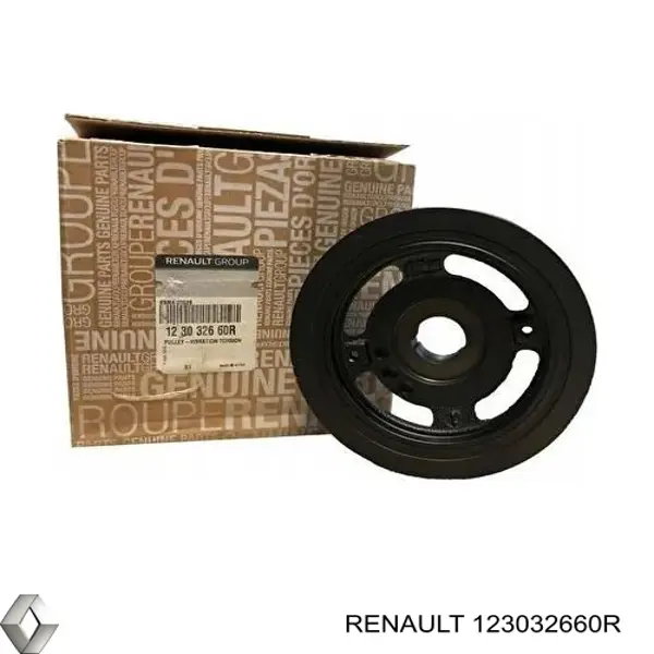 Шкив коленвала (демпфер) Renault (RVI) 123032660R цена, от 98.19 USD