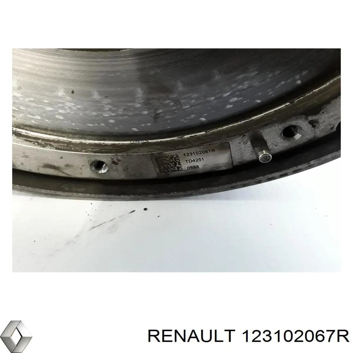 Купить 123102067R Renault (RVI) Маховик с зубчатым ободом