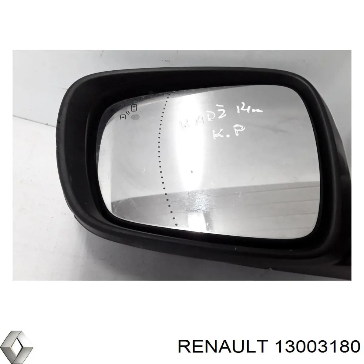 Зеркальный элемент левый Renault (RVI) 963665711R