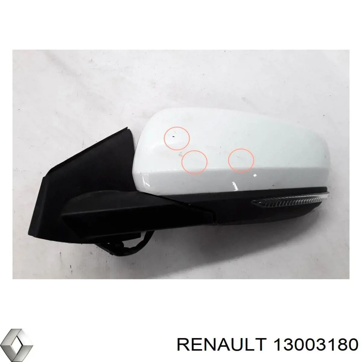 Стекло левого зеркала заднего вида 963665711R Renault (RVI)