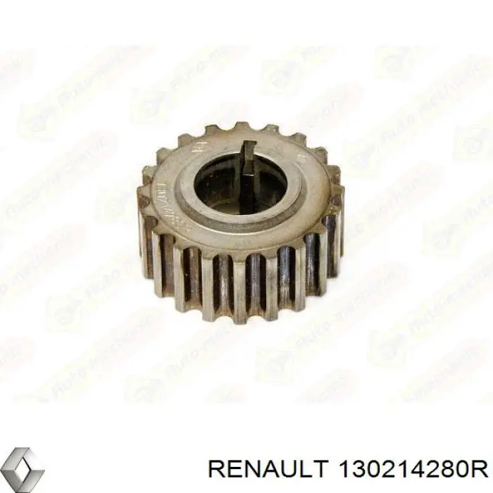 Звездочка-шестерня привода коленвала двигателя на Renault Kangoo II 