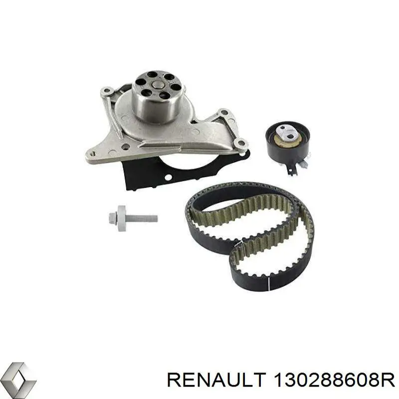 130288608R Renault (RVI) correia do mecanismo de distribuição de gás, kit