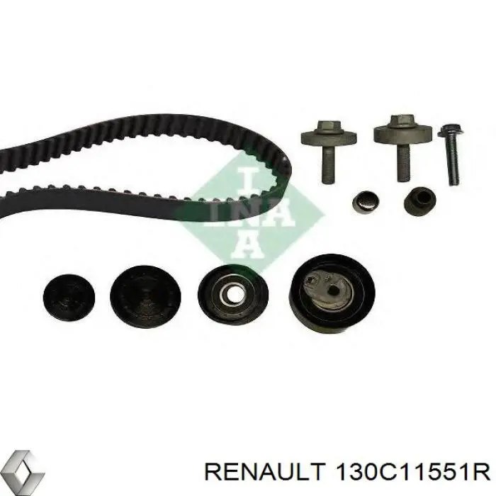 130C11551R Renault (RVI) correia do mecanismo de distribuição de gás, kit