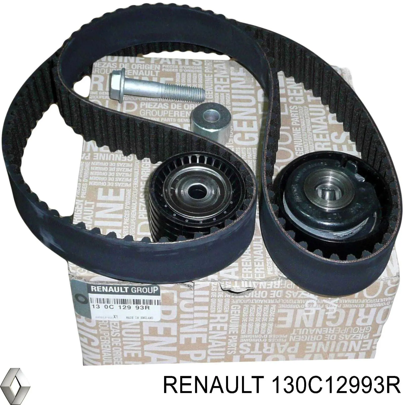 130C12993R Renault (RVI) correia do mecanismo de distribuição de gás, kit