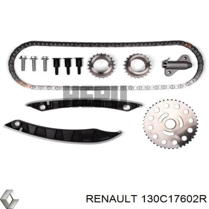 130C17602R Renault (RVI) cadeia do mecanismo de distribuição de gás, kit