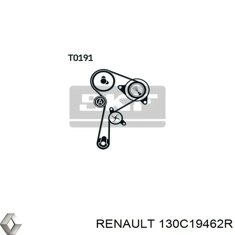 ГРМ ремни, комплект Renault (RVI) 130C17561R цена, от 112.42 USD