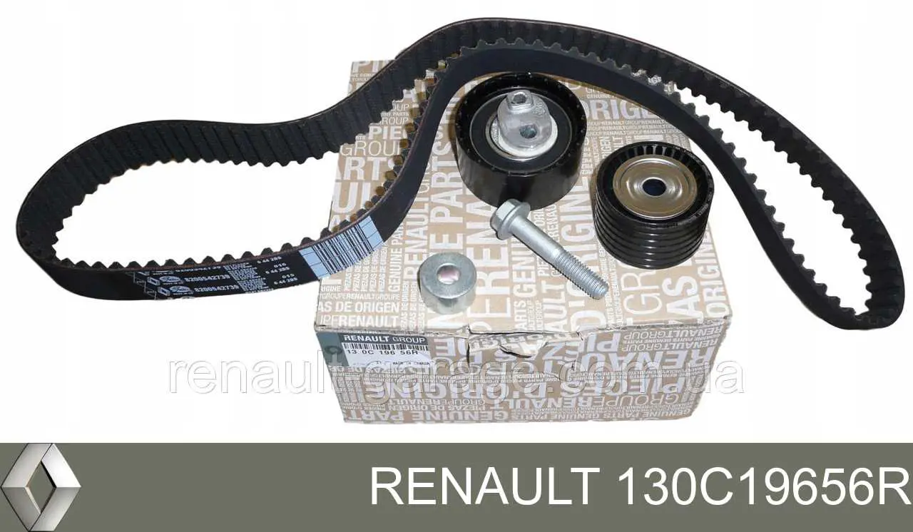 130C19656R Renault (RVI) correia do mecanismo de distribuição de gás, kit