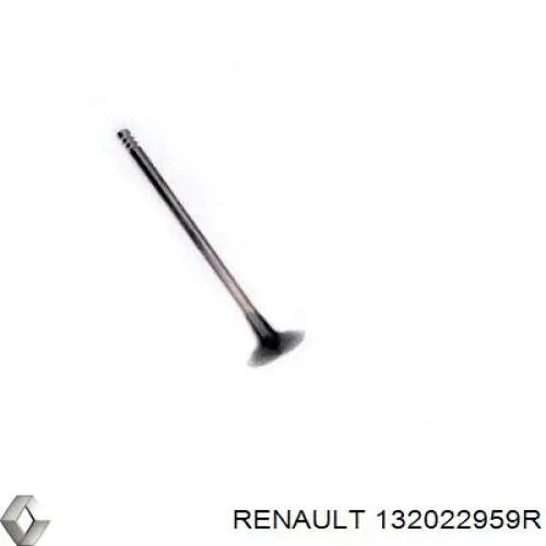 Клапан выпускной Renault (RVI) 132022959R