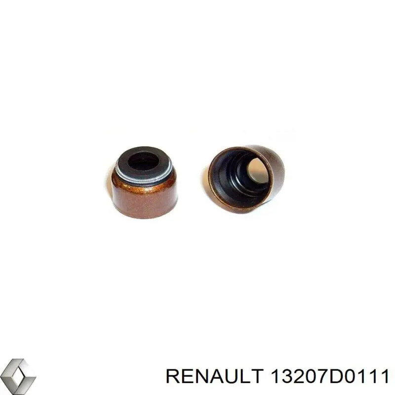 Сальник клапана (маслосъемный), впуск/выпуск Renault (RVI) 13207D0111