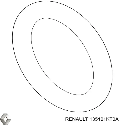 Сальник коленвала двигателя передний Renault (RVI) 135101KT0A