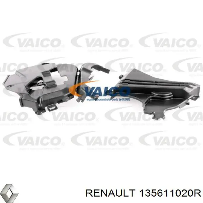 135611020R Renault (RVI) proteção da correia do mecanismo de distribuição de gás