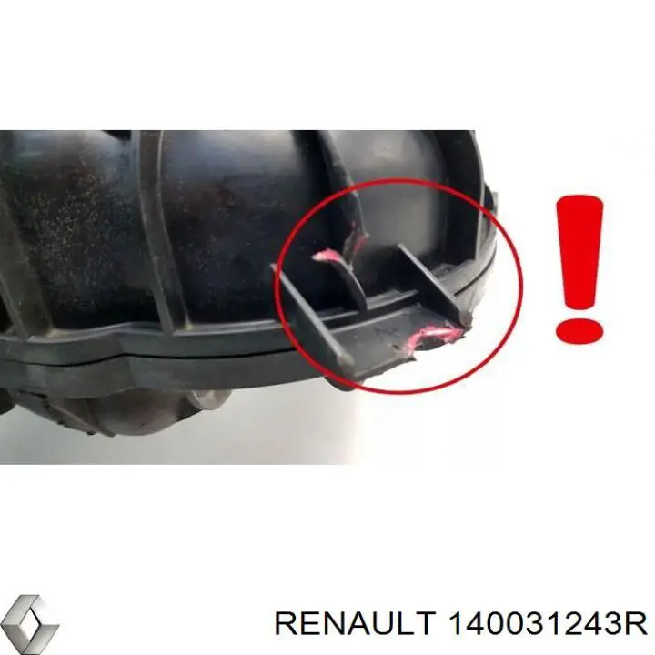 Впускной коллектор Renault (RVI) 140031243R