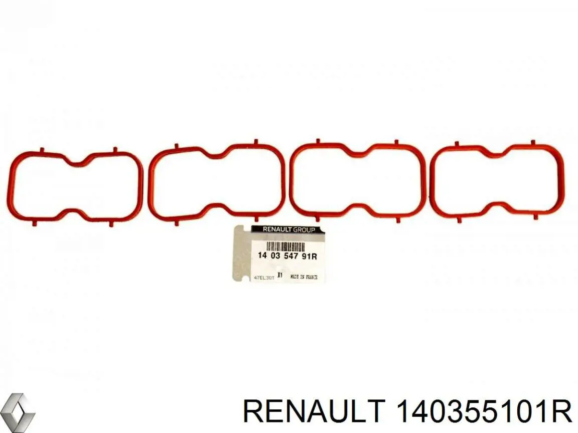 Прокладка впускного коллектора Renault (RVI) 140355101R
