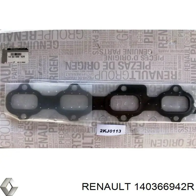 Vedante de tubo coletor de escape para Renault Trafic (EG)