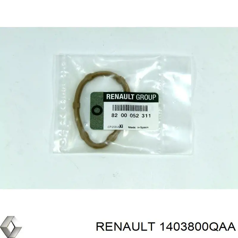1403800QAA Renault (RVI) прокладка впускного коллектора верхняя