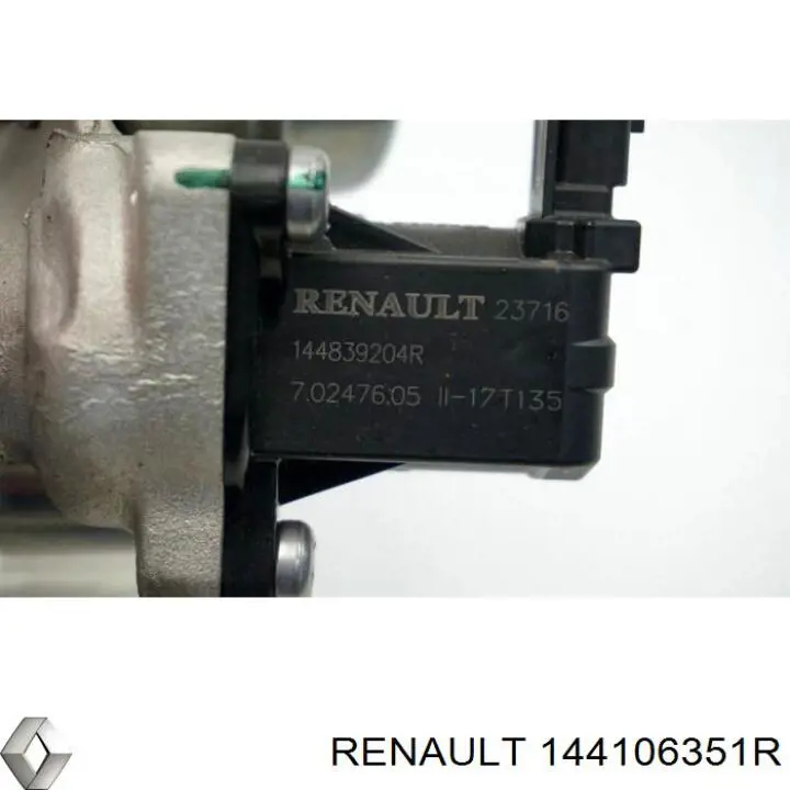 Турбонагнетатель Renault (RVI) 144106351R цена, от 287.57 USD