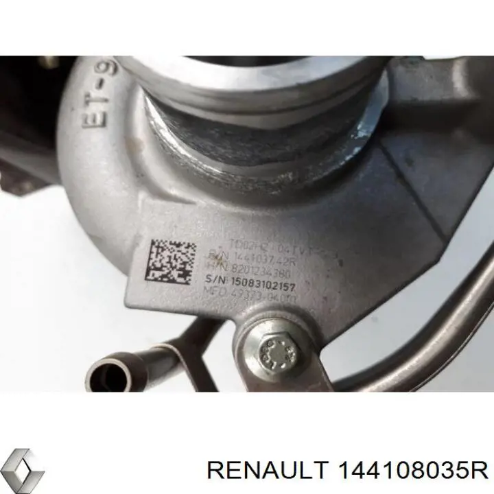 144108035R Renault (RVI) turbina