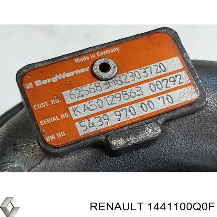 1441100Q0F Renault (RVI) Турбонаддув