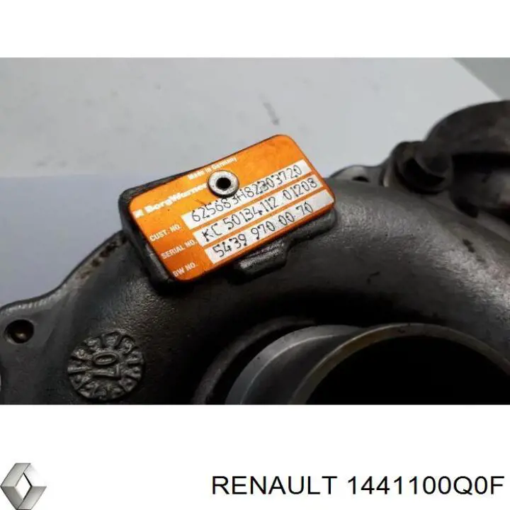 Турбонагнетатель Renault (RVI) 1441100Q0F цена, от 163.47 USD