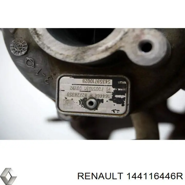 Турбонагнетатель Renault (RVI) 144116446R цена, от 141.07 USD