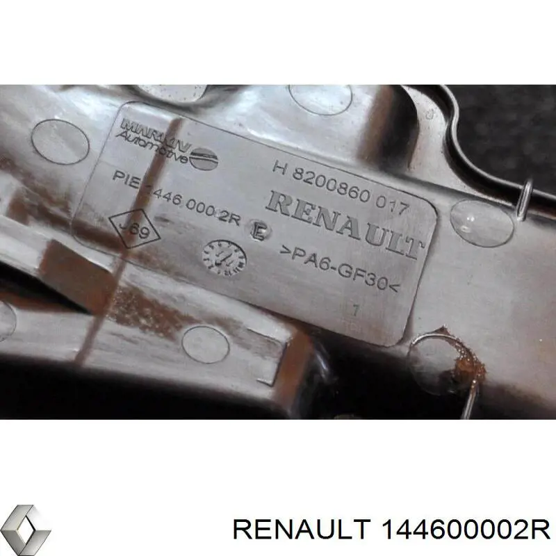 Купить 144600002R Renault (RVI) Патрубок интеркулера