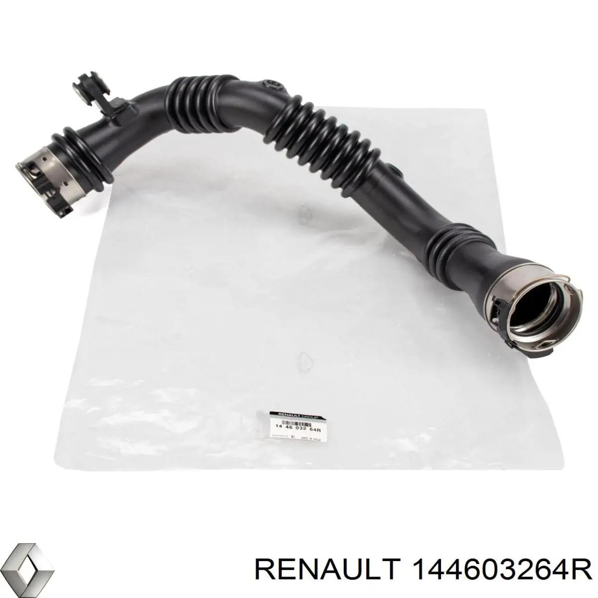 144603264R RENAULT Tubo flexible de aire de sobrealimentación derecho original y equivalente