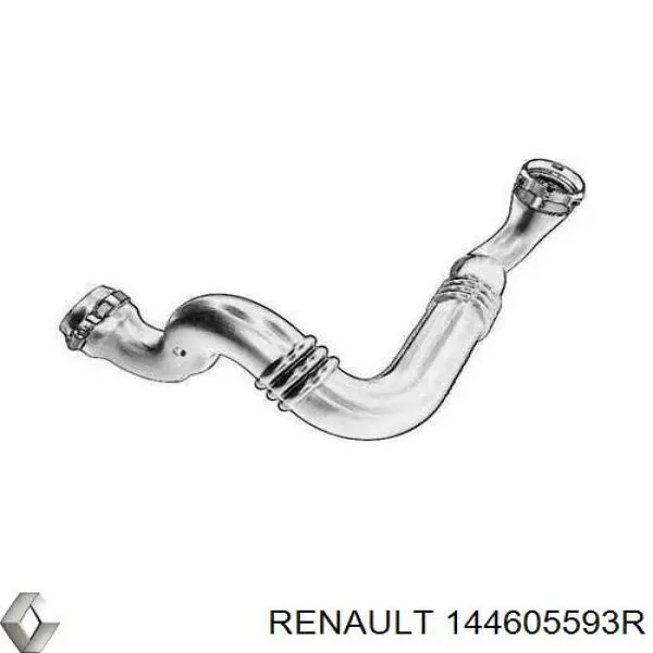 Tubo flexible de aire de sobrealimentación derecho 144605593R Renault (RVI)