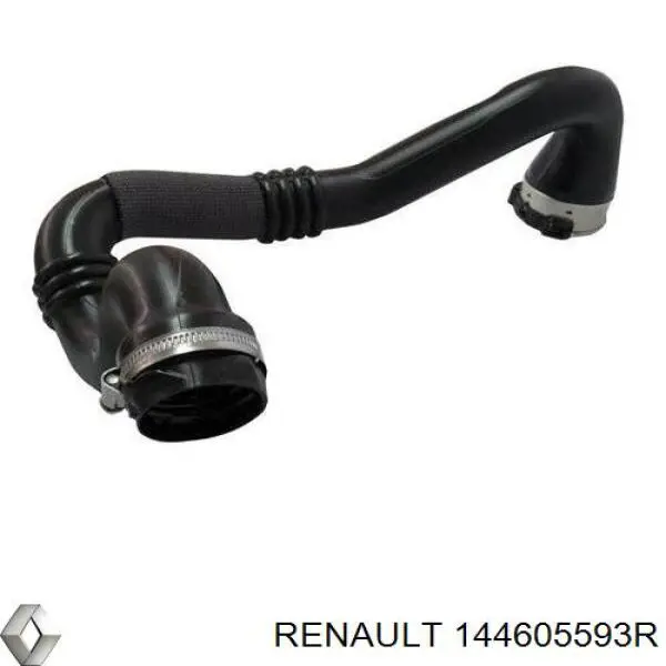 144605593R Renault (RVI) шланг (патрубок интеркуллера правый)