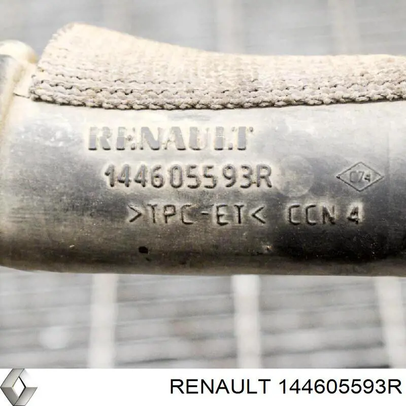 Патрубок интеркулера 144605593R Renault (RVI)