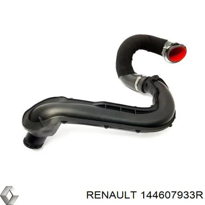 144607933R Renault (RVI) mangueira (cano derivado esquerda de intercooler)
