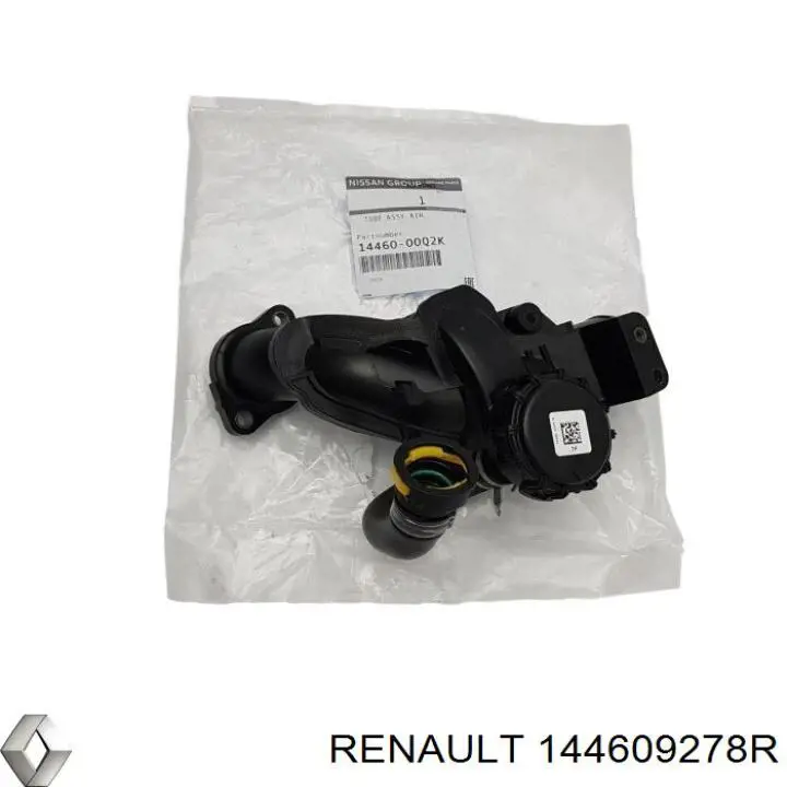 144609278R Renault (RVI) cano derivado do sistema de recirculação dos gases de escape egr