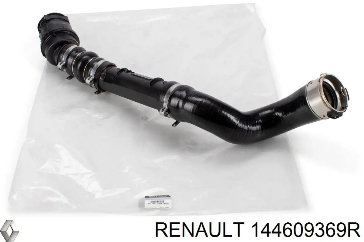 144609369R RENAULT Tubo flexible de aire de sobrealimentación izquierdo original y equivalente