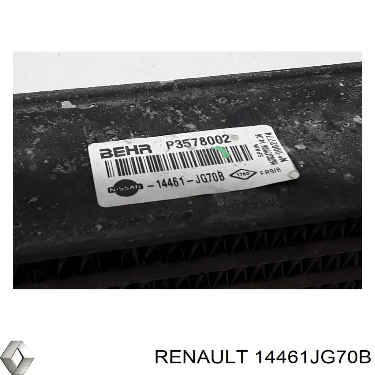 Система охлаждения наддувочного воздуха Renault (RVI) 14461JG70B цена, от 139.44 USD