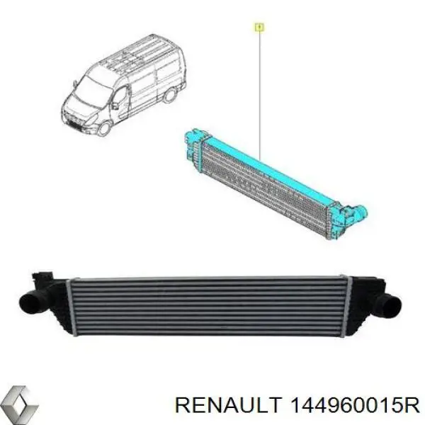 Купить 144960015R Renault (RVI) Интеркулер