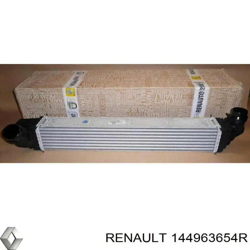 144963654R Renault (RVI) radiador de intercooler