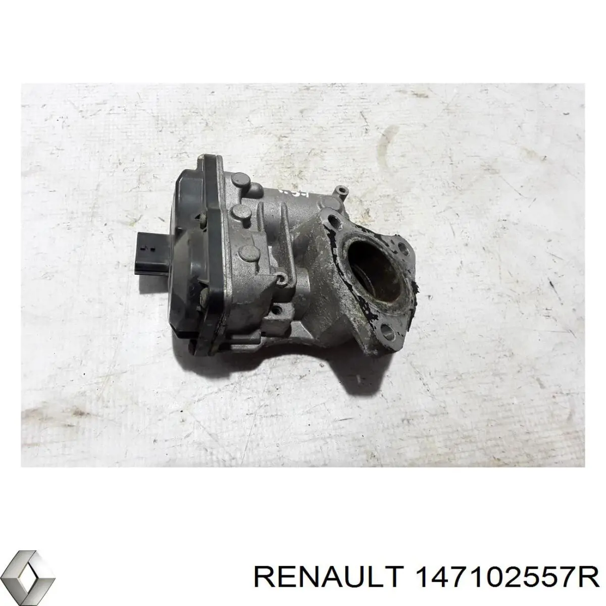 147102557R Renault (RVI) válvula segura egr, de recirculação dos gases